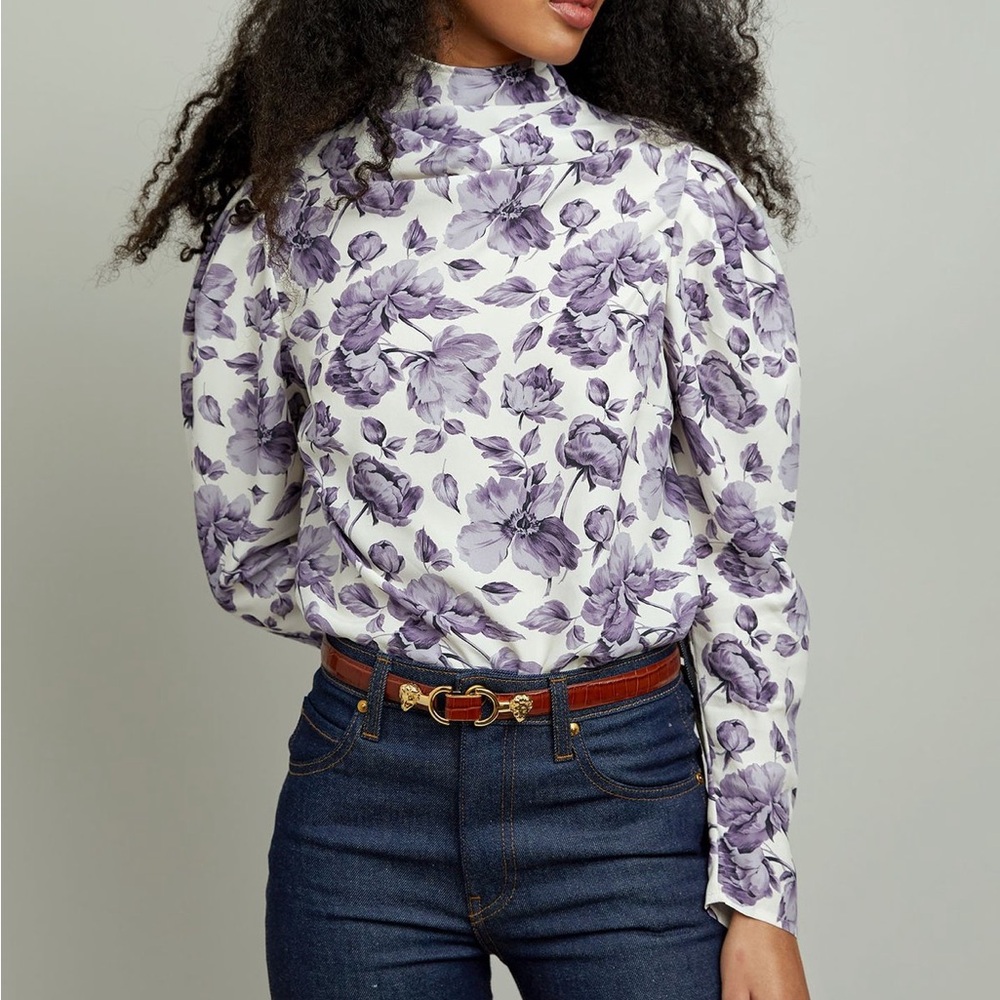 Christy Lynn Jeanne Top, Violette Nude, NWT